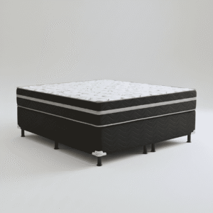 Conjunto Cama Box Toulouse 138x24 Base Universal Elegance